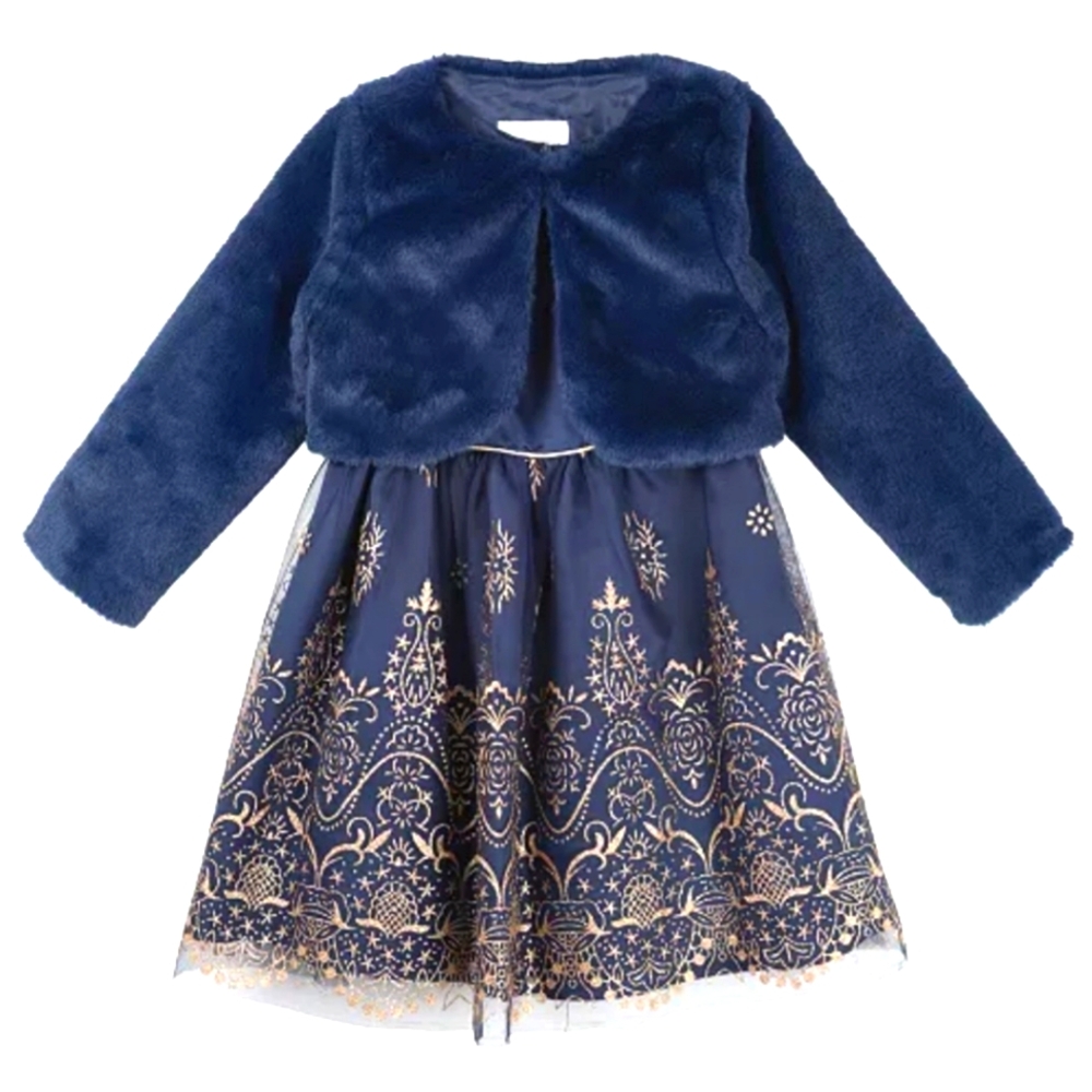 Rare editions little girls 2pc dress